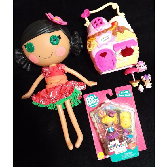 Lalaloopsy 12"  & Lalaloopsy Mini Dolls new & preowned bundle - Picture 1 of 10